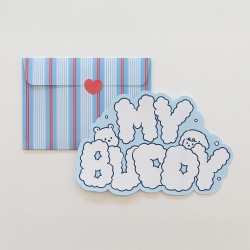 My Buddy Shaped Letter Paper 01–02