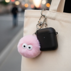 Random Mini Fluffy Keyring, 24pcs