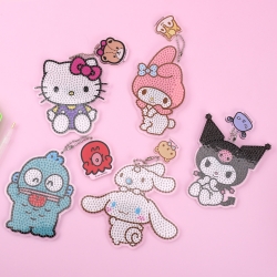 Sanrio Jewel Embroidery Keyring