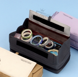 Long-tailed Tit Too Flat Keyring Pencil Pouch, Random