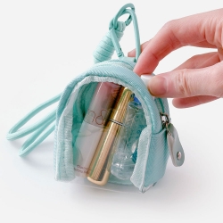 Ribbon Teddy Bear Pouch Keyring (Random)