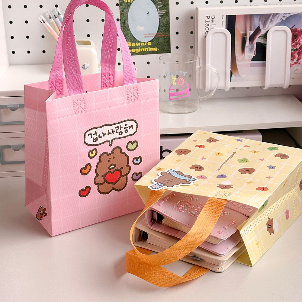 Bear Non-woven shopping bag, 12pcs