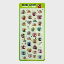 3D Crystal Sticker Shin-chan, Shiro and His Family