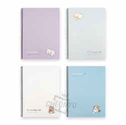 E-rinubgae Spring Notebook, Set of 5, Random