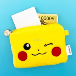 Pikachu Face Square Pouch, Random