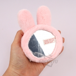 Miffy Plush Mirror Keychain_Ivory