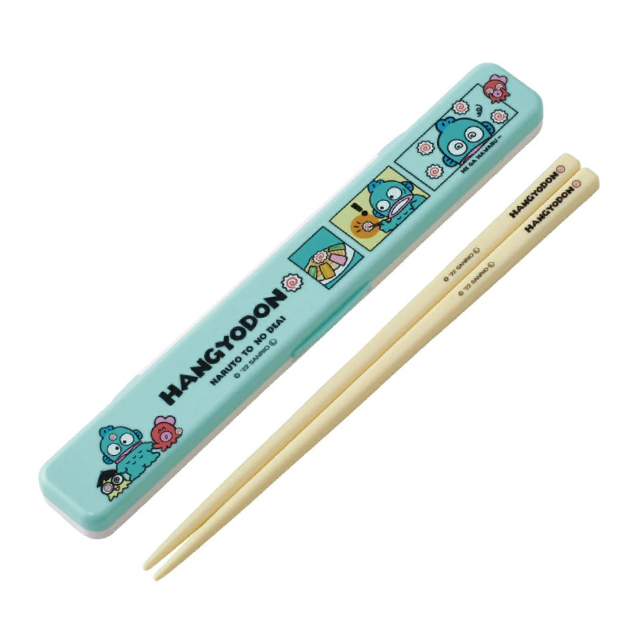 Hangyodon Comic Silent Chopsticks Set 18cm