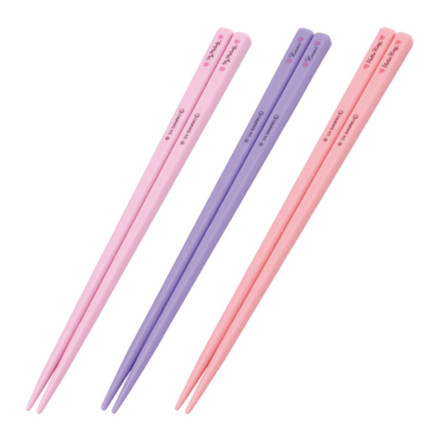 Sanrio Watercolor Cosme Silent Chopsticks Set 18cm