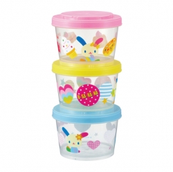 Usahana Interlocking Food Storage Container Set (3pcs)