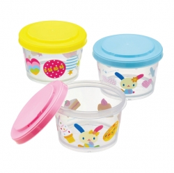 Usahana Interlocking Food Storage Container Set (3pcs)