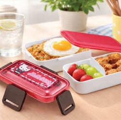 Hello Kitty School Dome 2-Tier Lunch Box 600ml