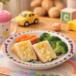 Hello Kitty Melamine Lunch Plate 350ml