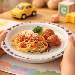 Hello Kitty Melamine Lunch Plate 350ml