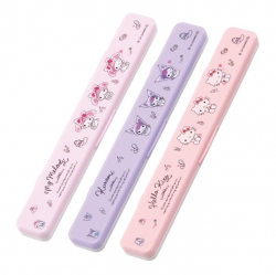 Sanrio Watercolor Cosme Silent Chopsticks Set 18cm