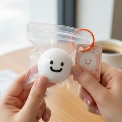 Random expression Pocket Squishy key ring