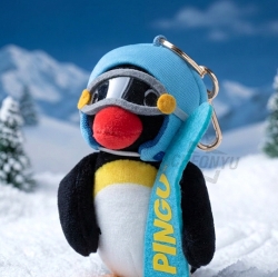 Pingu Winter Board Bag Charm 10cm