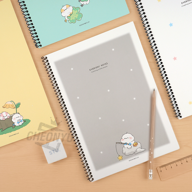 Oh! Moknuni A5 Spring Notebook (5 pcs)