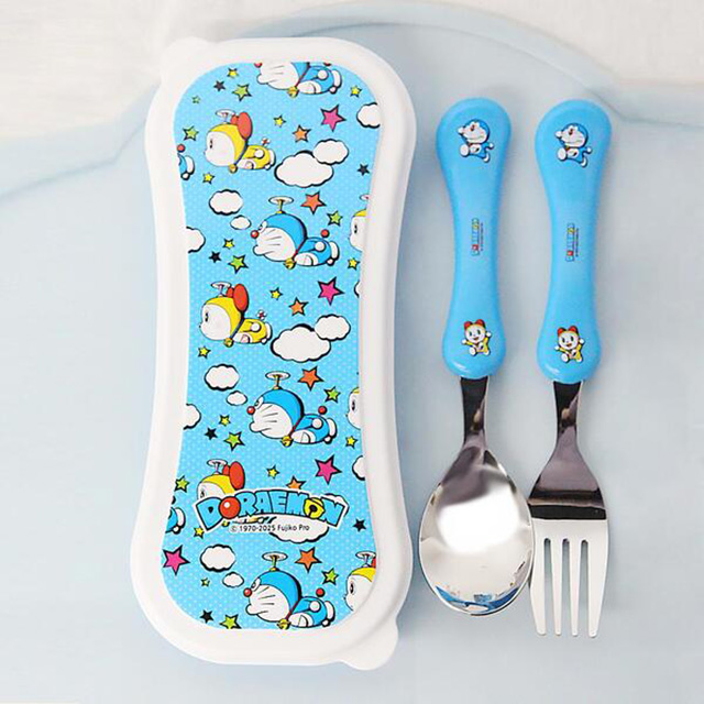 도라에몽 쥬니어 스푼포크 케이스 세트