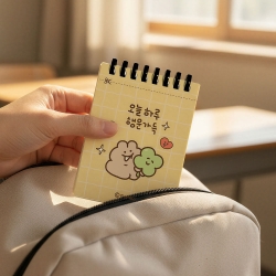 Gomdori Silicone Ring Tear-Off Memo Notepad ,12pcs