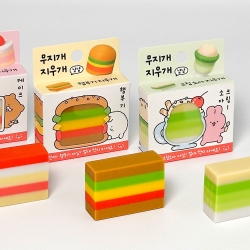Yum Yum Rainbow Eraser,30pcs