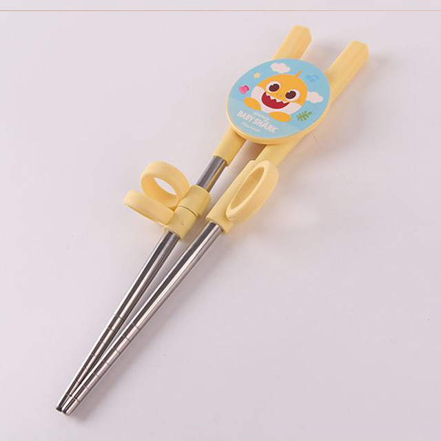 Baby shark  stainless steel chopsticks for calibration
