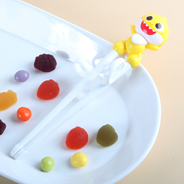 Baby shark figure chopsticks for calibration