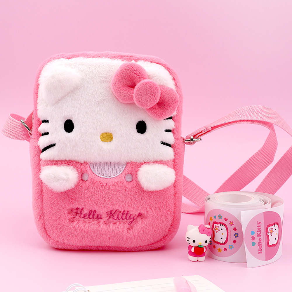 Hello Kitty Fluffy 3D Crossbody Bag