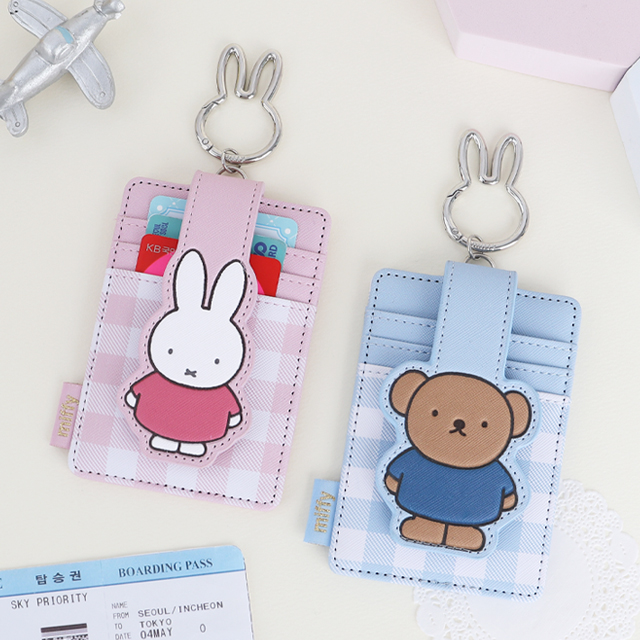 Miffy&Boris Chech RFID Card Wallet