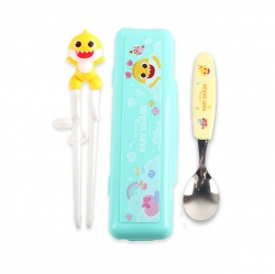 Baby shark figure chopstics at training set