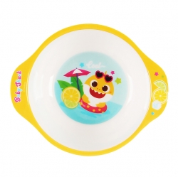 Baby shark melamine bowl with handles