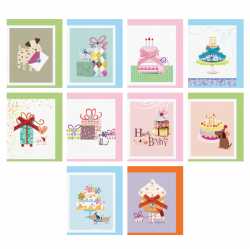 Children's Traditional Hanbok Card