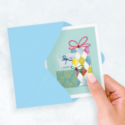 Children's Traditional Hanbok Card