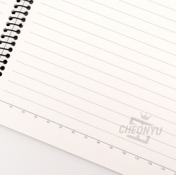 8mm Spring Notebook Simple 5ea, Random