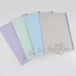 8mm Spring Notebook Simple 5ea, Random
