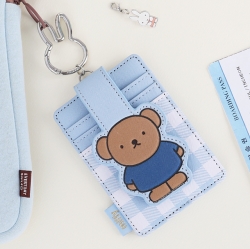 Miffy&Boris Chech RFID Card Wallet