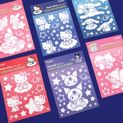 Sanrio Glow-in-the-Dark Sticker, 60pcs