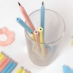 Flower Shape Pencil 6P Set, 24Set