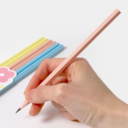 Flower Shape Pencil 6P Set, 24Set