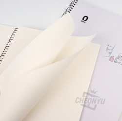Oh! Moknuni A4 Blank Notebook, Random