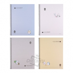 Oh! Moknuni A4 Blank Notebook, Random