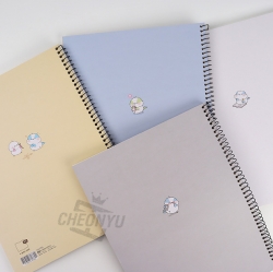 Oh! Moknuni A4 Blank Notebook, Random