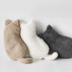 cozy cat stuffed doll pencil case pen pouch