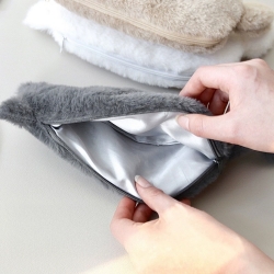 cozy cat stuffed doll pencil case pen pouch