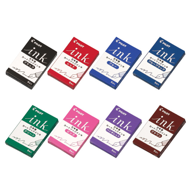 만년필 리필 카트리지 5개입_블랙