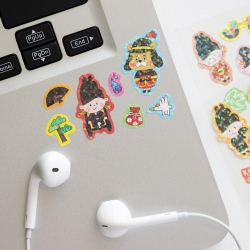Hello Korea Hologram Sticker