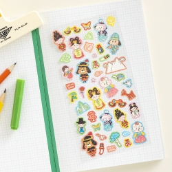 Hello Korea Hologram Sticker