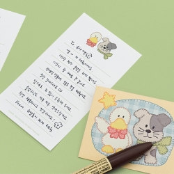 Komjilak Quilt Mini Letter Paper