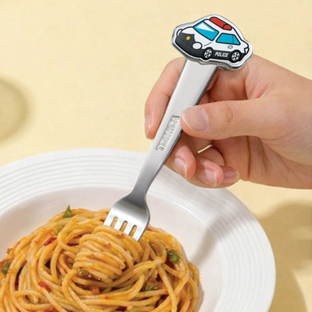 Tomica Police Car Die-cut Fork