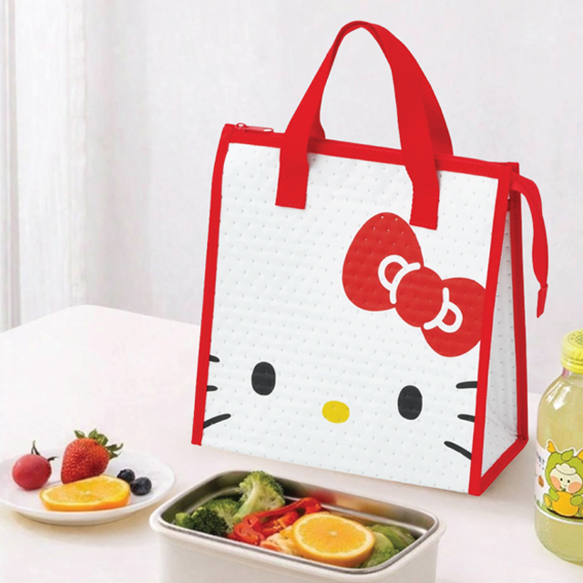 헬로키티 페이스 보온보냉 런치백