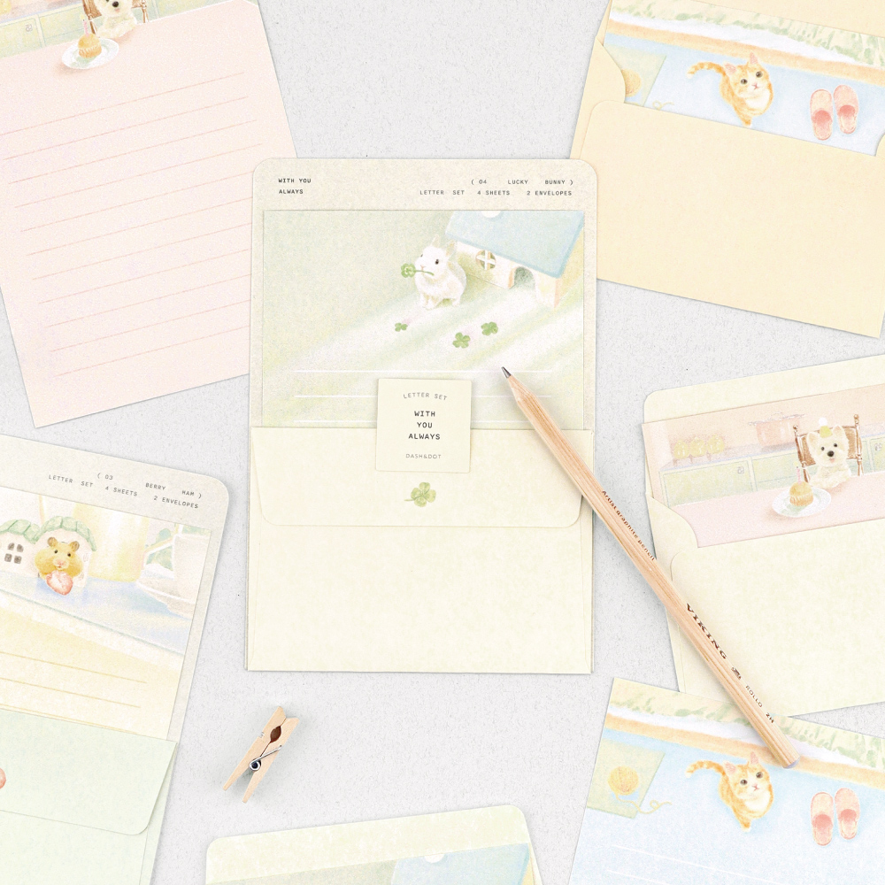 [dashanddot]  with you always letter set